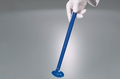 Ложка изогнутая с длинной ручкой для отбора проб, синяя