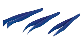 Детектируемый стерильный пинцет синий