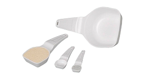 Одноразовая дозировочная ложка белая 1 мл