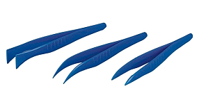 Одноразовый пинцет синий