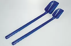 Пробоотборный совок с длинной ручкой, одноразовый, синий 50 мл