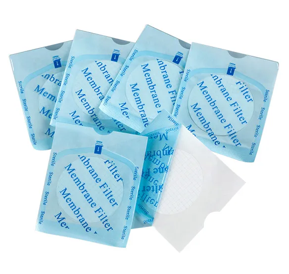 Мембранные фильтры из смешанных эфиров целлюлозы стерильные 0,22 мкм, ⌀ 47 мм, белые, 100 шт